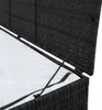 vidaXL Zahradní úložný box černý 150x50x60 cm z polyratanu Náhled obrázku produktu 6