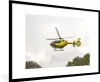 MuchoWow® Gerahmtes Poster Gelber Trauma-Hubschrauber 90x60 Produktbild-Vorschau 1