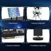 Scrivania COSTWAY 140 cm Scrivania per computer Tavolo da Anteprima dell’immagine prodotto 3
