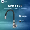VBChome Edelstahlspüle mit Armatur 75x40x14cm Edelstahl Produktbild-Vorschau 4