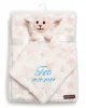 BotoBaby® Babydecke mit Namen + Schmusetuch Schäfchen – Produktbild-Vorschau 4