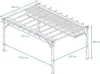 Paragon Outdoor aluminiowa pergola Florenz 1116 o wyglądzie Podgląd zdjęcia produktu 17