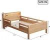 Lit en bois Merax 90x200 cm avec prise USB et Type-C, lit Voir les images du produit 5