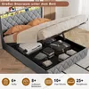 Łóżko platformowe INONEFT, 160x200 cm, łóżko tapicerowane Podgląd zdjęcia produktu 7