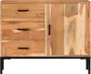 vidaXL Sideboard 88x30x73 cm Akazie Massivholz Produktbild-Vorschau 1