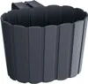 NABBI Kunststoff Balkonkasten DDEZ200 19,4 cm - Anthrazit Produktbild-Vorschau 2