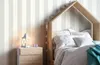 NEWROOM Tapete Augustin Grau Vliestapete - Kinder Streifen Produktbild-Vorschau 3