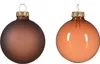 Christbaumkugeln Espresso braun transparent Ø 6 cm aus Glas Produktbild-Vorschau 2