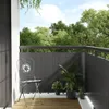 vidaXL Balkon-Sichtschutz Anthrazit 400x90 cm Poly Rattan Produktbild-Vorschau 2