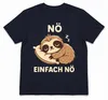 Camiseta para hombre o niño con diseño de perezoso Vista previa de la imagen del producto 2