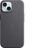 The back of a dark gray iPhone case with the Apple logo embossed in the center. Podgląd zdjęcia produktu