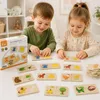 VIGA Drevené puzzle Nakŕm zvieratko Čo jedia zvieratká Náhľad obrázku produktu 3