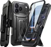 A product shot of a phone case with multiple components, including a holster and a screen protector, displayed in a dynamic arrangement. Náhľad obrázku produktu