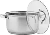 Topf 4L Edelstahl 22 cm Kochtopf Suppentopf Induktion Produktbild-Vorschau 1