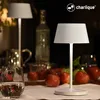 charlique® LED Akku Tischlampe (weiß) - Dinner Light 24 cm Produktbild-Vorschau 3