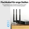 CAT 6 Patchkabel Flach | RJ45 Kabel LAN Ethernet Produktbild-Vorschau 6