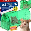 Lebendfalle 2x Set Mausefalle Tierfalle Kastenfalle Produktbild-Vorschau 1
