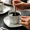 MALACASA, seria Elisa, 24-częściowy szaro-biały porcelanowy Podgląd zdjęcia produktu 4