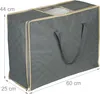 Borsa porta-piumini Relaxdays, set da 2, cerniera su 3 Anteprima dell’immagine prodotto 4