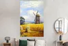 MuchoWow® Poster Gemälde - Bauernhof - Mühle - Ölfarbe Produktbild-Vorschau 4