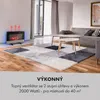 Klarstein Basel Elektrický krb - ventilátorový ohřívač s Náhled obrázku produktu 6