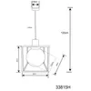 Globo Lighting Hängeleuchte Metall schwarz matt, 1x E27 LED Produktbild-Vorschau 6