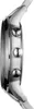 A side view of a silver watch case with three buttons on the side. Produktbild-Vorschau