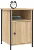 vidaXL Nachttisch Sonoma-Eiche 40x42x60 cm Holzwerkstoff Produktbild-Vorschau 3