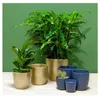 Floran Blumentopf/Pflanztopf Boule - gold - Keramik - 12 x Produktbild-Vorschau 2