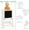 WOLTU Lernturm 3 in 1, Kinderhocker Kindertisch Tafel, mit Produktbild-Vorschau 8