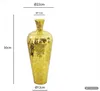 WOHNLING Bodenvase Aluminium 50cm Gold Blumenvase Groß Produktbild-Vorschau 3
