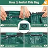 3X 272L Gartenabfallsack Stabil, Laubsack mit Deckel und Produktbild-Vorschau 5