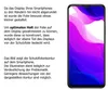 Text explaining the design of a screen protector for a smartphone, alongside an image of a smartphone. Podgląd zdjęcia produktu