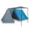 vidaXL Tente de camping 3 personnes bleue imperméable Voir les images du produit 1