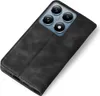 A black flip case for a smartphone is shown against a white background. Produktbild-Vorschau