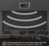 LED Deckenleuchte, Sensor, schwarz, LED/14W Produktbild-Vorschau 5