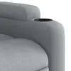 vidaXL Sedia da massaggio in tessuto grigio chiaro Anteprima dell’immagine prodotto 11