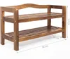 CASARIA® Schuhregal mit 2 Ebenen 75x26x42cm Produktbild-Vorschau 3