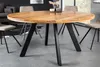 riess-ambiente Massiver Esstisch IRON CRAFT 140cm natur Produktbild-Vorschau 2