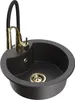Mexen Diego 1-Becken-Granit-Spüle mit Mischbatterie Aster, Produktbild-Vorschau 1