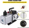 Pompa próżniowa VEVOR 12CFM Pompa próżniowa 1HP 0,3 Pa Podgląd zdjęcia produktu 3
