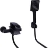 A black shower faucet and handheld shower head are displayed against a white background. Náhled obrázku produktu