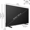 A diagram showing the dimensions of a television screen. Produktbild-Vorschau
