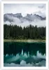 Poster - Poster ohne Rahmen - Landschaft Berge Wolken - Produktbild-Vorschau 1