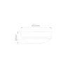 SELEN runde wasserdichte LED-Deckenleuchte IP65 12W 3000K Produktbild-Vorschau 2