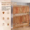 COSTWAY Teleskop-Kleiderständer Metall höhenverstellbar, Produktbild-Vorschau 4