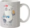 Mr. & Mrs. Panda Kaffeetasse Speditionskauffrau Herz - Grau Produktbild-Vorschau 1