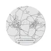 MuchoWow® Mauspad Mousepad Stadtplan - Deutschland - Karte Produktbild-Vorschau 1