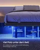 VASAGLE Bettgestell 90 x 200 cm mit LED-Beleuchtung, Produktbild-Vorschau 8