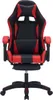 Ergonomischer Gaming Stuhl mit Fußstütze Racing-Design Produktbild-Vorschau 3